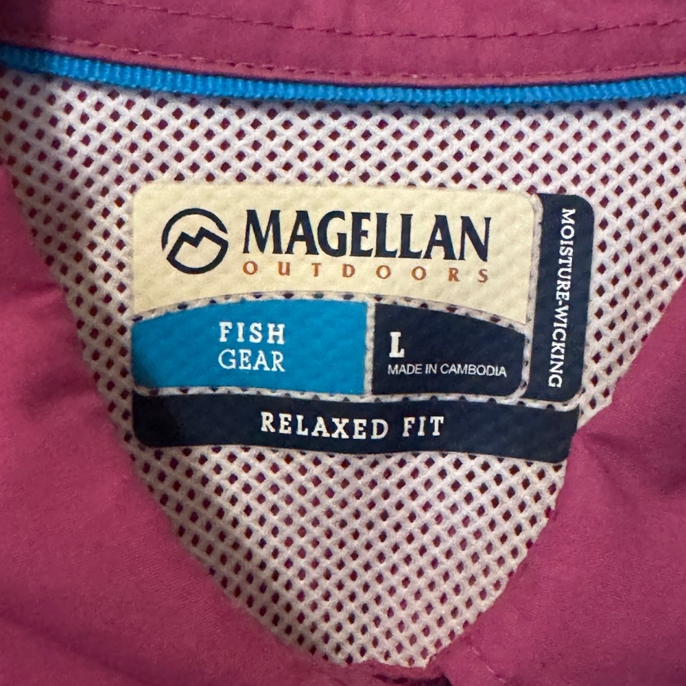 Magellan Outdoors Fuchsia Shirt - Picture 5 of 8